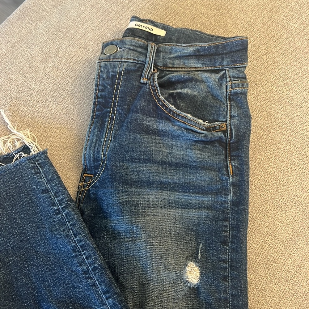 GRLFRND Kendall Distressed Skinny Jeans - Picture 2 of 4